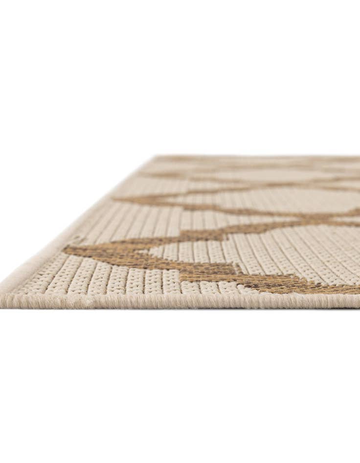 Detail image of  6' x 6'  Washable Lattice Indoor / Outdoor Square Rug
