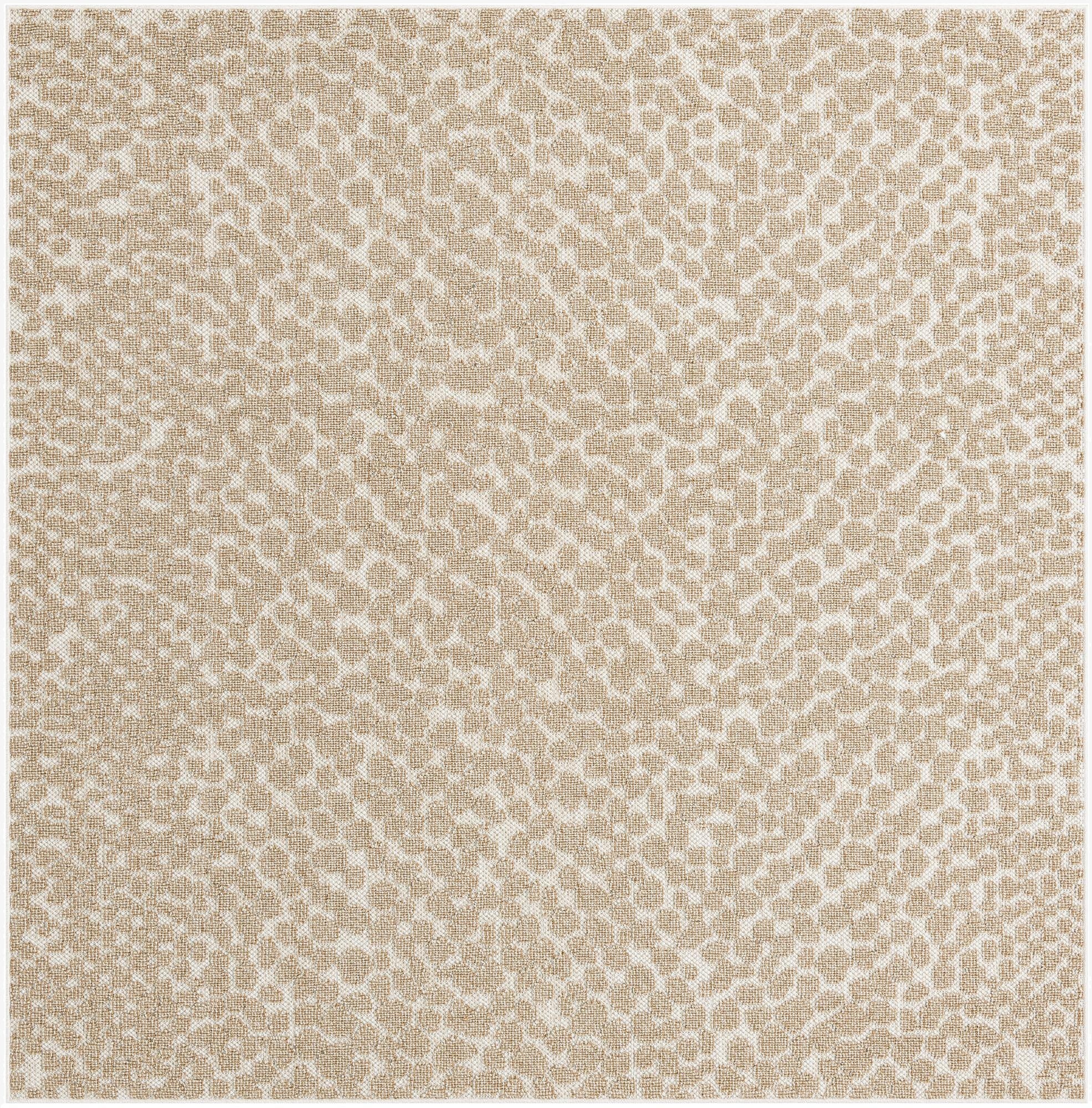  7' 10 x 7' 10  Washable Safari Indoor / Outdoor Square Rug