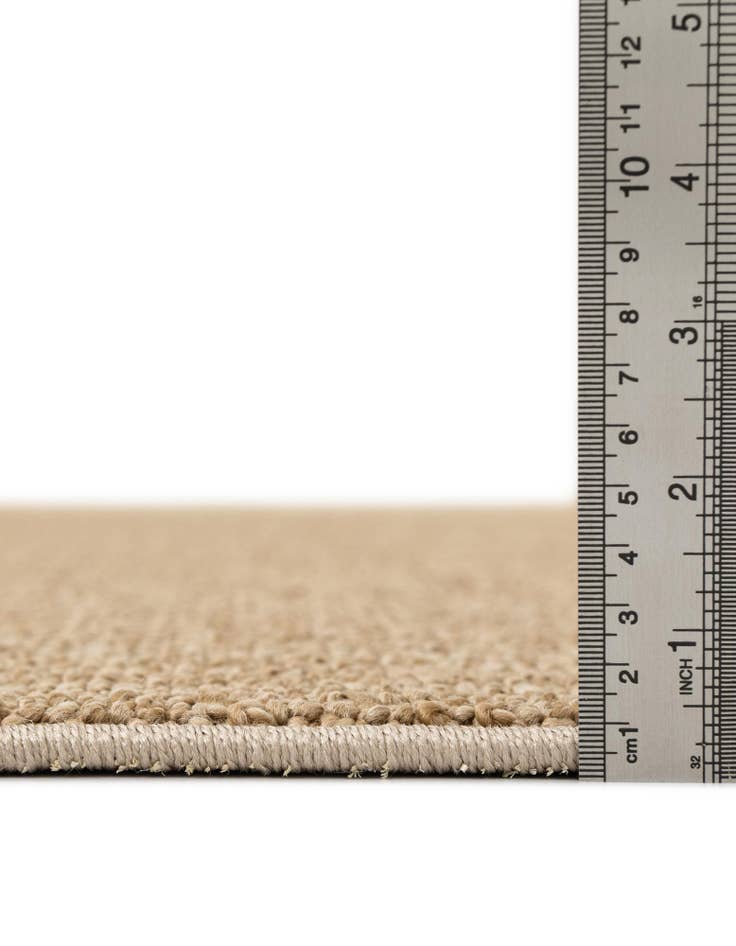 Detail image of  7' 10 x 7' 10  Washable Solid Indoor / Outdoor Square Rug