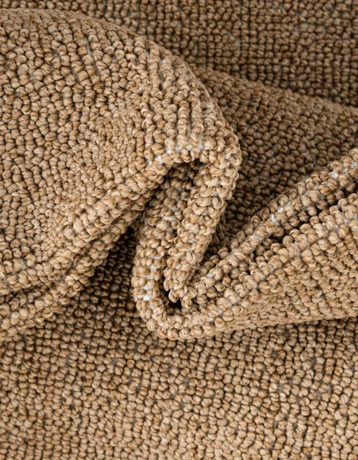 Detail image of  7' 10 x 7' 10  Washable Solid Indoor / Outdoor Square Rug
