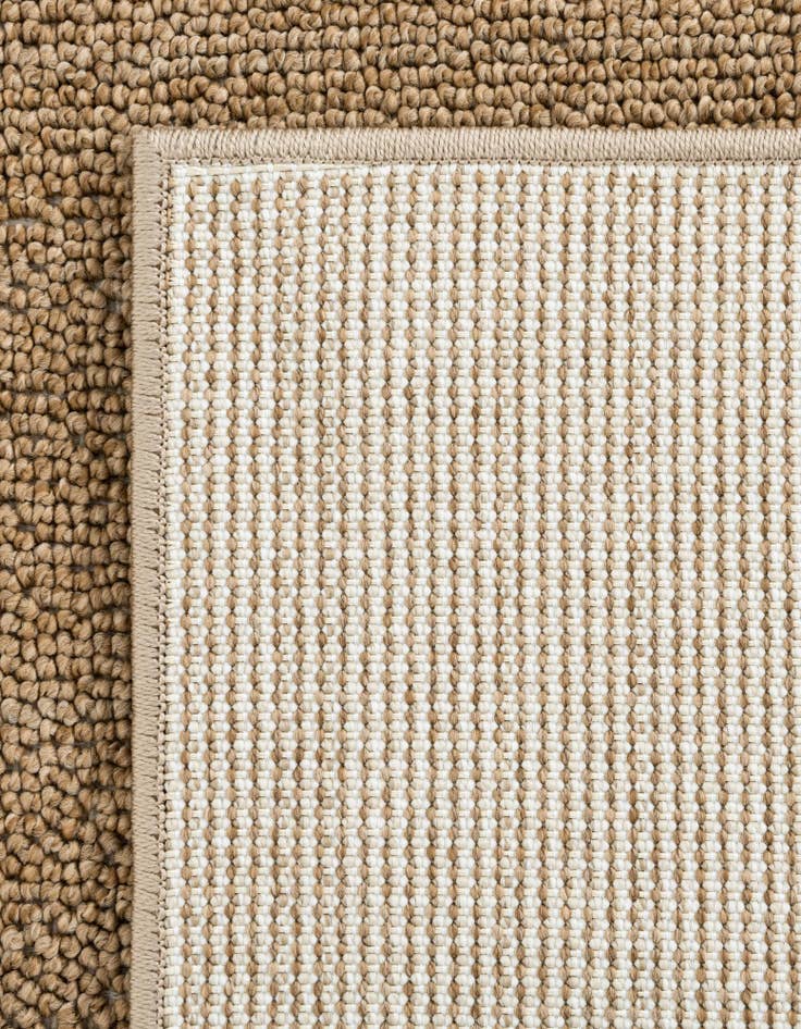 Detail image of  7' 10 x 7' 10  Washable Solid Indoor / Outdoor Square Rug