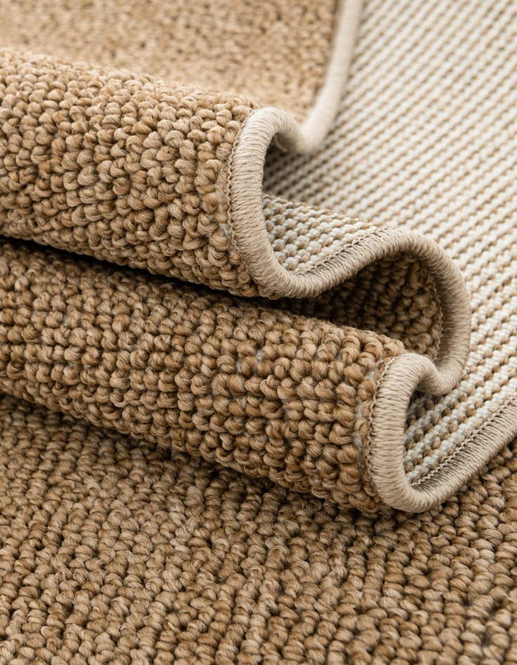 Detail image of  7' 10 x 7' 10  Washable Solid Indoor / Outdoor Square Rug