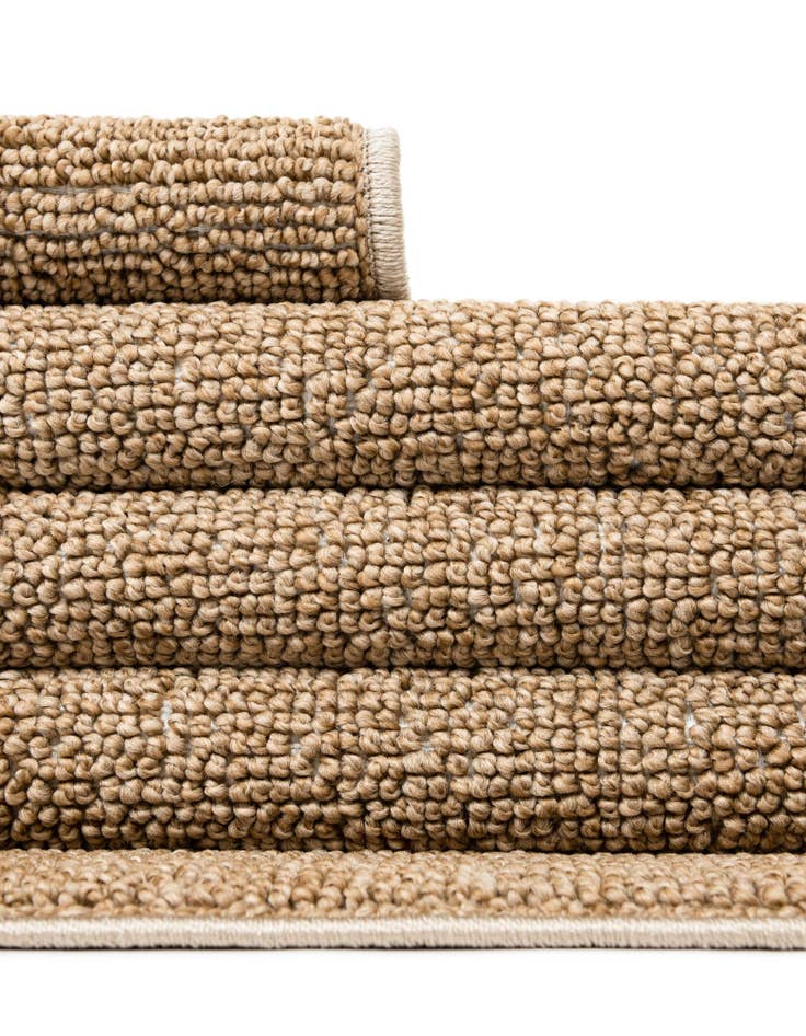 Detail image of  7' 10 x 7' 10  Washable Solid Indoor / Outdoor Square Rug