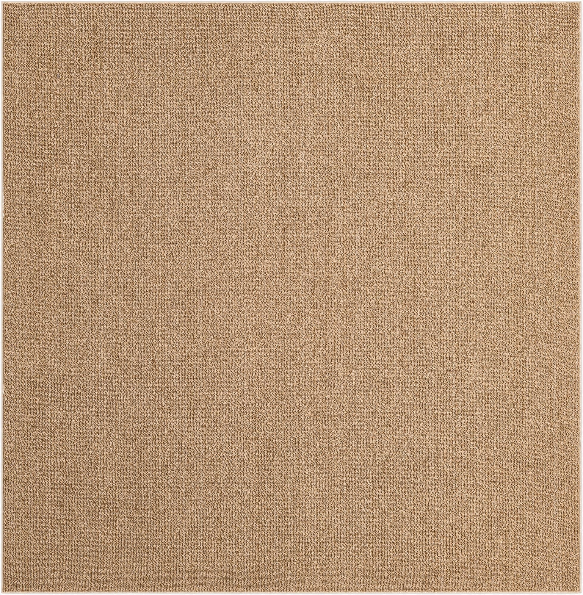  7' 10 x 7' 10  Washable Solid Indoor / Outdoor Square Rug