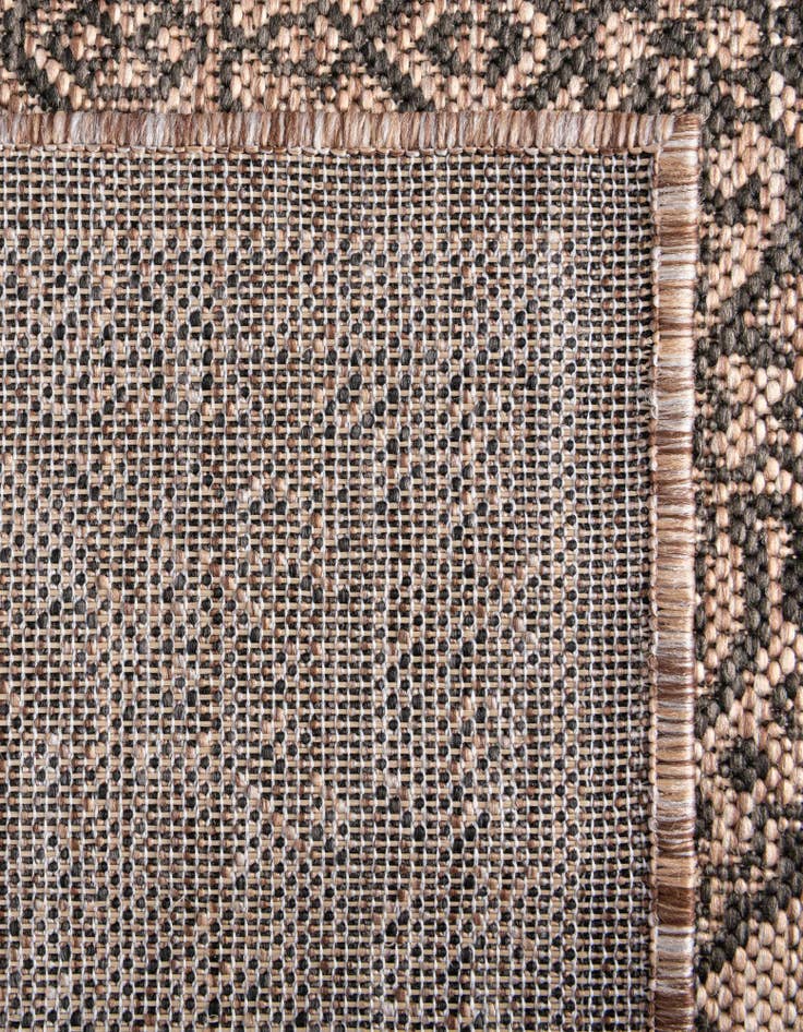 Detail image of  13' x 13'  Washable Traditional Indoor / Outdoor Square Rug