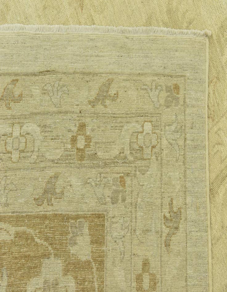 Detail image of  14' x 14' 2  Hand Knotted Peshawar Ziegler Square Rug