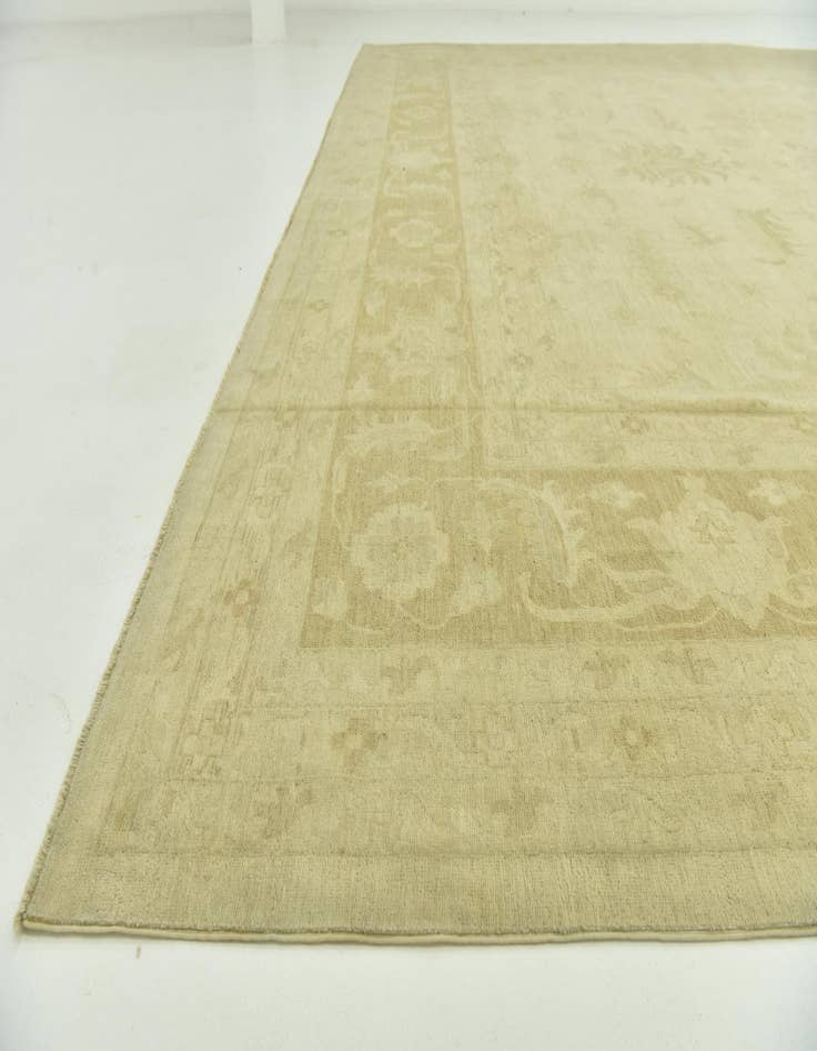 Detail image of  14' x 14' 2  Hand Knotted Peshawar Ziegler Square Rug