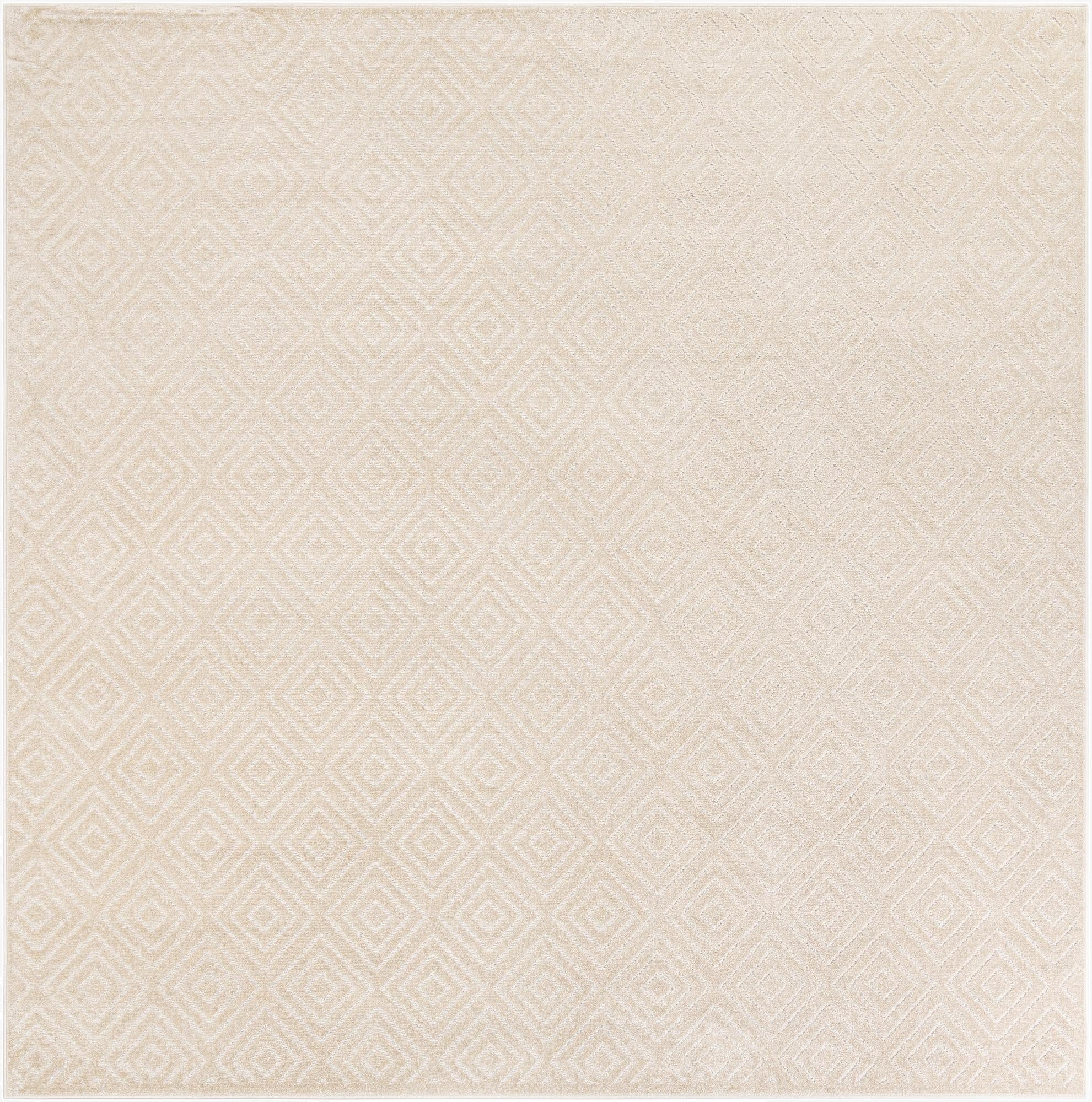  10' x 10'  Washable Sabrina Soto Indoor / Outdoor Square Rug