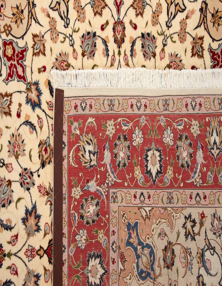 Detail image of  6' 5 x 6' 9 Tabriz Square Rug