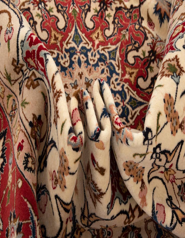 Detail image of  6' 5 x 6' 9 Tabriz Square Rug