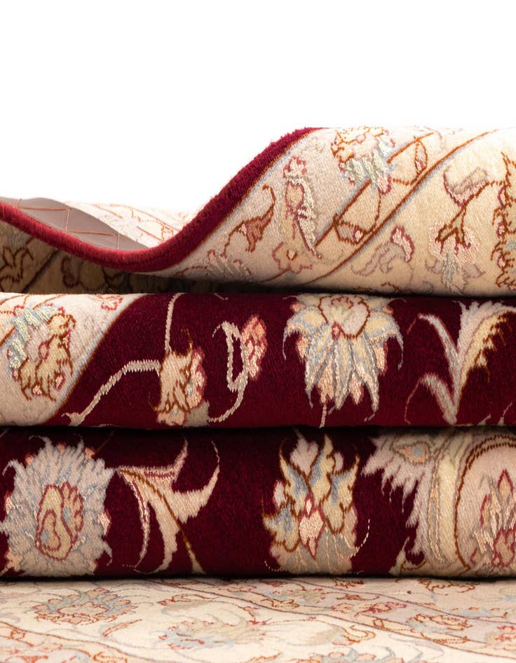 Detail image of  6' 8 x 7' 2 Tabriz Square Rug