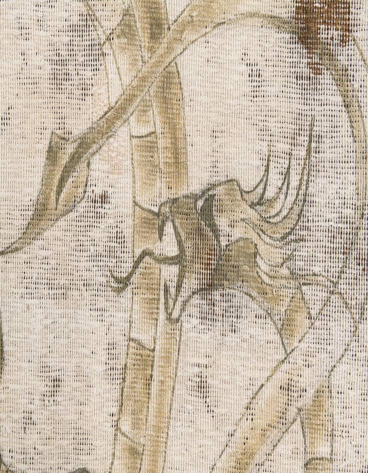 Detail image of  3' 9 x 3' 10  Hand Knotted Ultra Vintage Persian Wool Square Rug