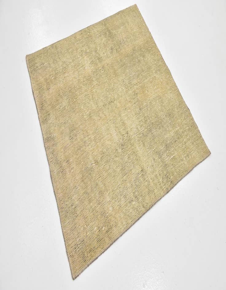 Detail image of  3' 3 x 3' 5  Hand Knotted Ultra Vintage Persian Wool Square Rug