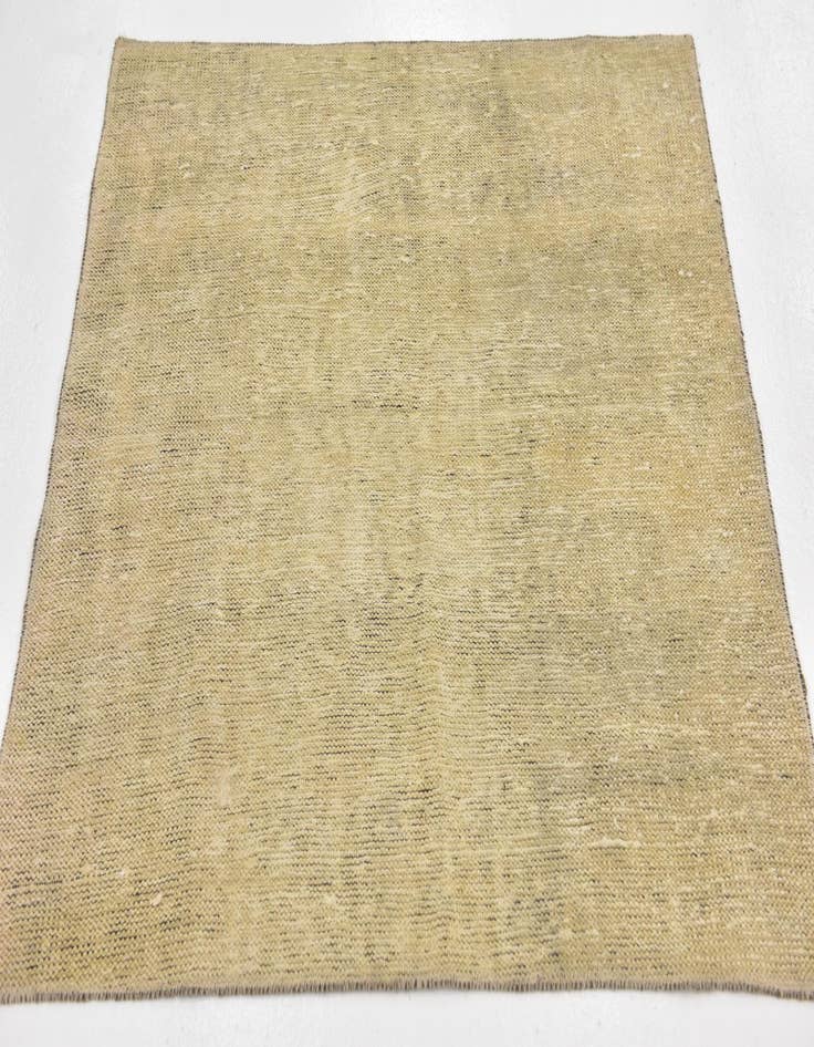 Detail image of  3' 3 x 3' 5  Hand Knotted Ultra Vintage Persian Wool Square Rug