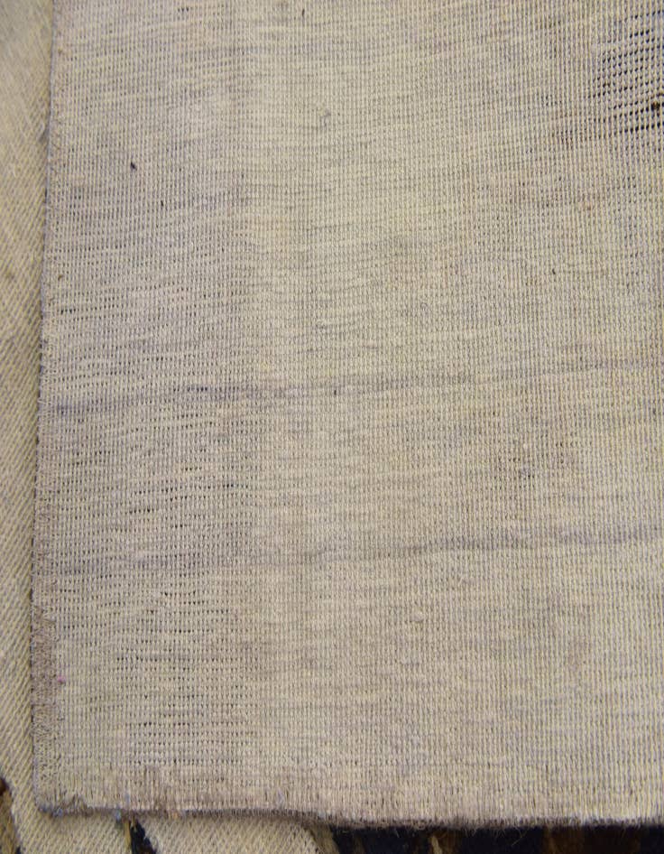 Detail image of  4' 4 x 4' 5  Hand Knotted Ultra Vintage Persian Wool Square Rug