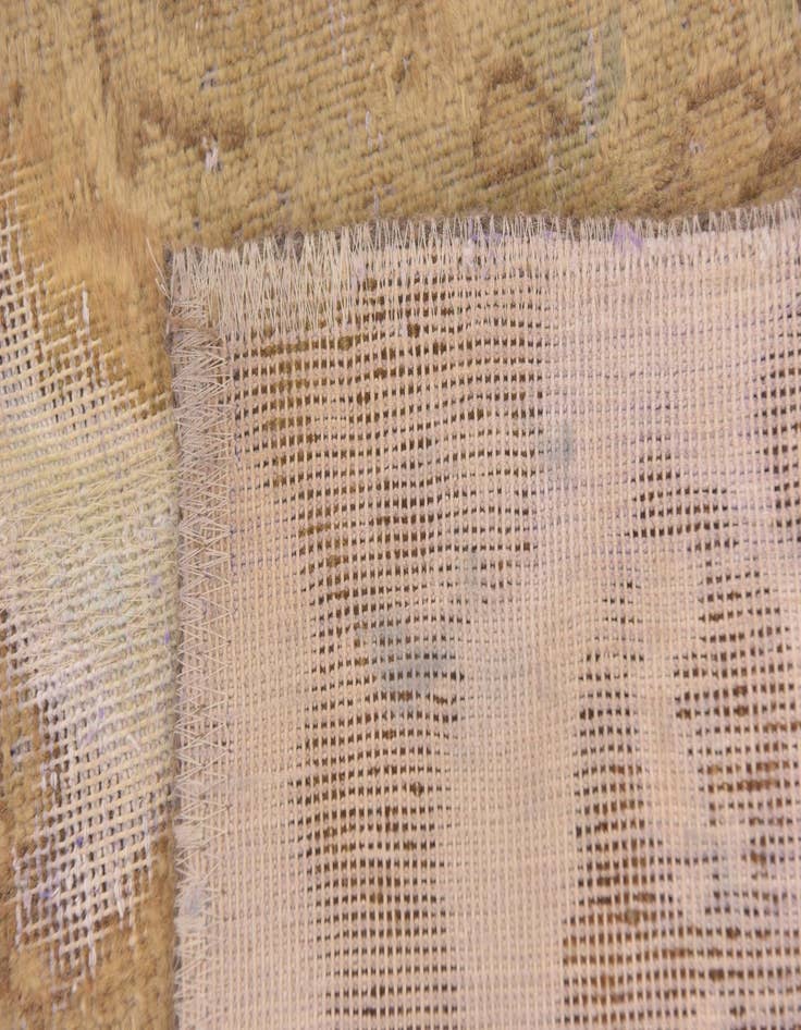 Detail image of  3' 10 x 4' 9  Hand Knotted Ultra Vintage Persian Wool Square Rug