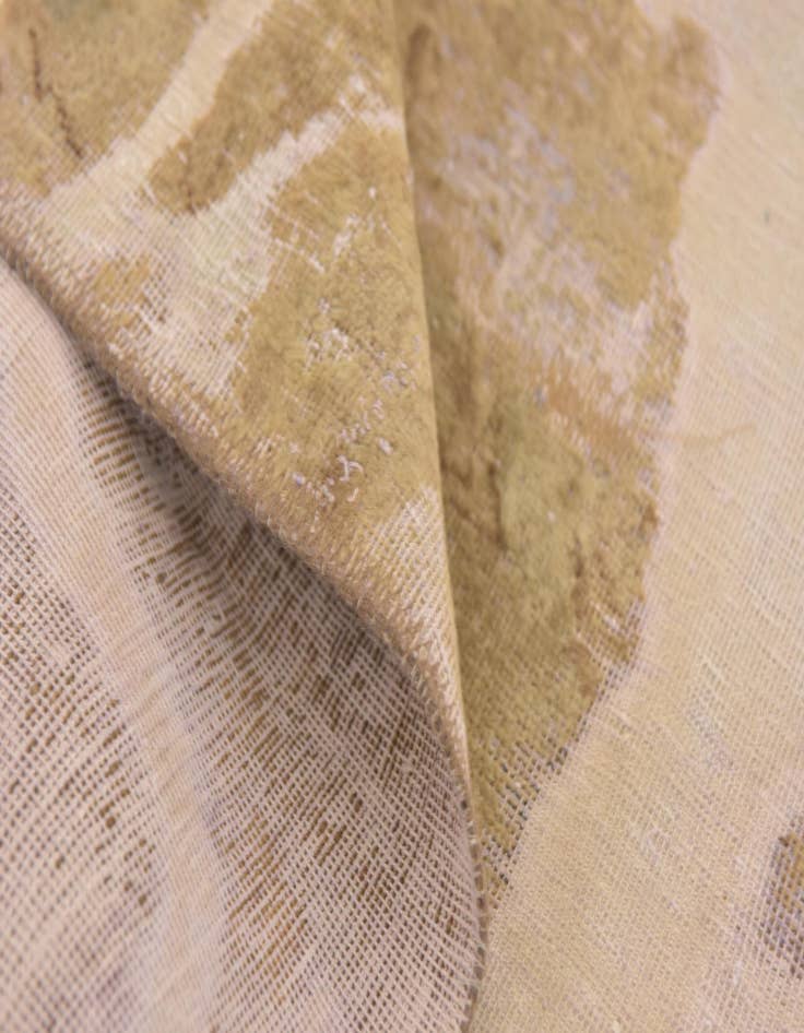 Detail image of  3' 10 x 4' 9  Hand Knotted Ultra Vintage Persian Wool Square Rug