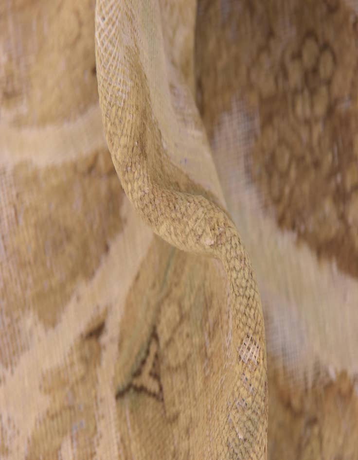 Detail image of  3' 10 x 4' 9  Hand Knotted Ultra Vintage Persian Wool Square Rug