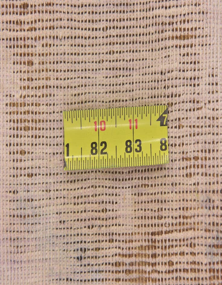 Detail image of  3' 10 x 4' 9  Hand Knotted Ultra Vintage Persian Wool Square Rug