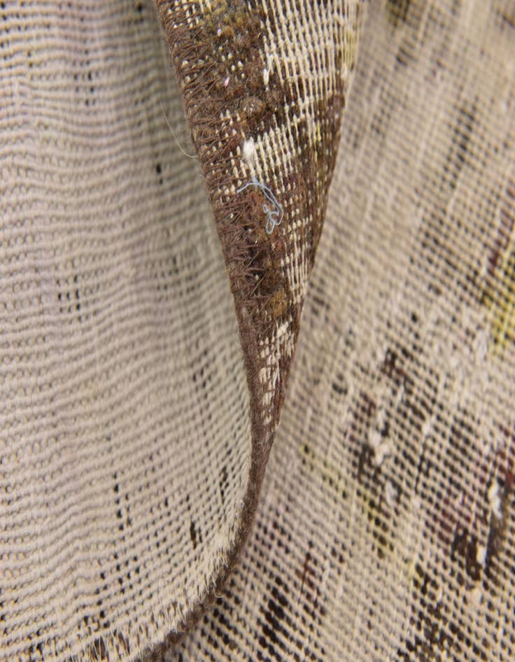 Detail image of  2' 10 x 3' 7  Hand Knotted Ultra Vintage Persian Wool Square Rug