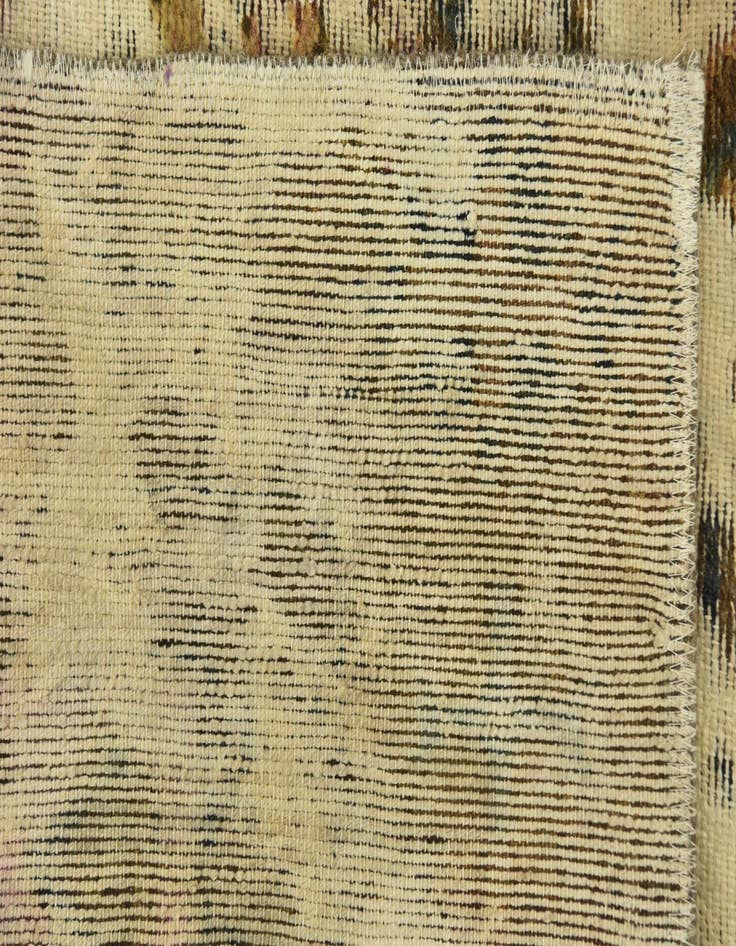 Detail image of  5' x 5' 2  Hand Knotted Ultra Vintage Persian Wool Square Rug