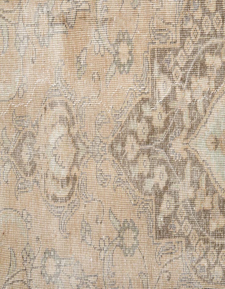 Detail image of  8' 6 x 9' 2  Hand Knotted Ultra Vintage Persian Wool Square Rug