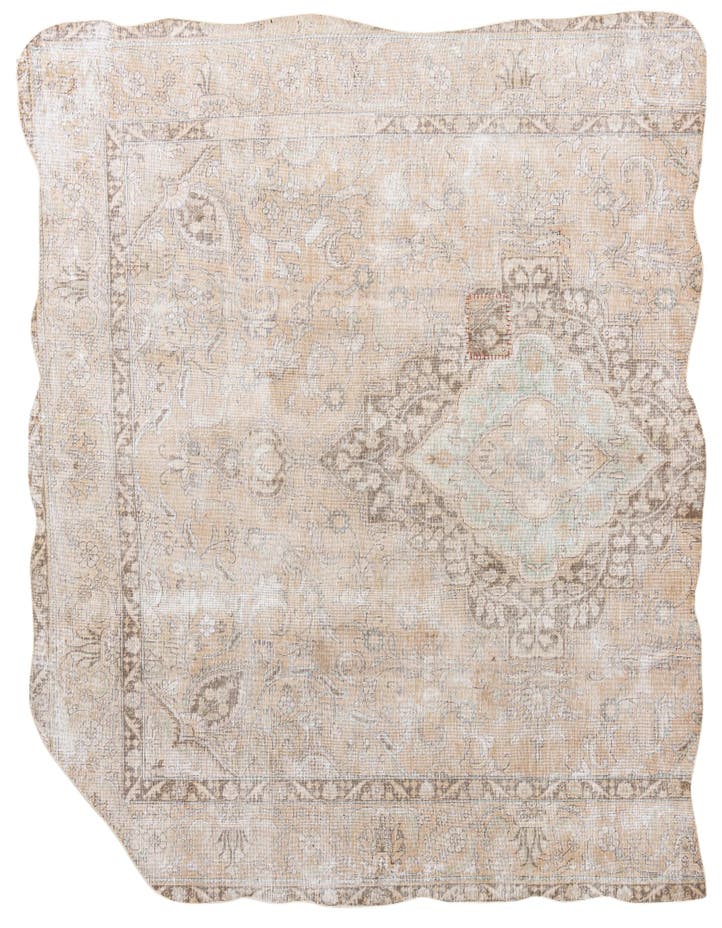  8' 6 x 9' 2  Hand Knotted Ultra Vintage Persian W...