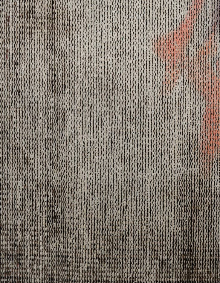 Detail image of  3' 3 x 3' 8  Hand Knotted Ultra Vintage Persian Wool Square Rug