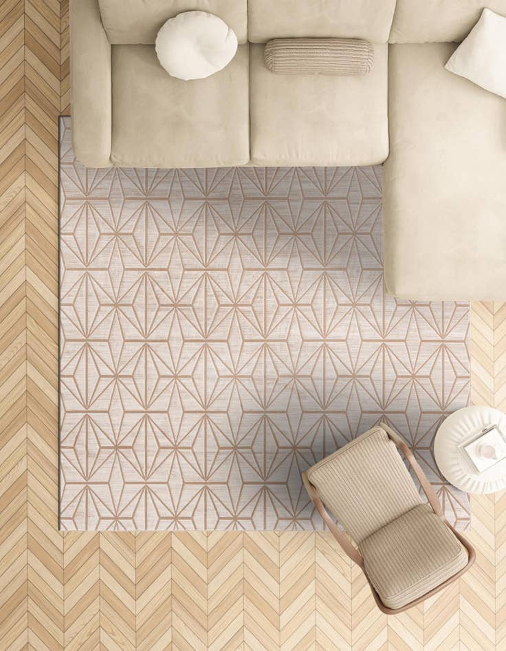 Detail image of Jill Zarin 7' 10 x 7' 10 Uptown Square Rug