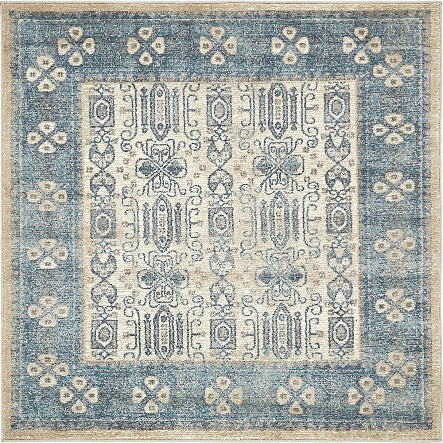  4' x 4' Viola Square Rug