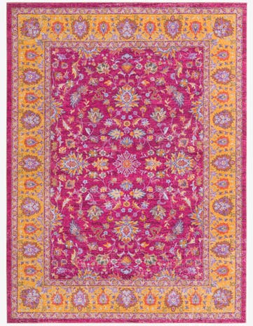 Berry Pink 7' 10 x 10' 4 Medina Rug | Rugs.com