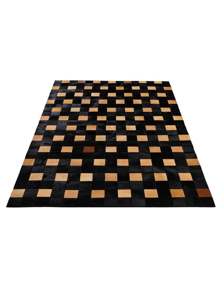 Detail image of  5' x 7' 10 Cowhide - Patchwork Rug