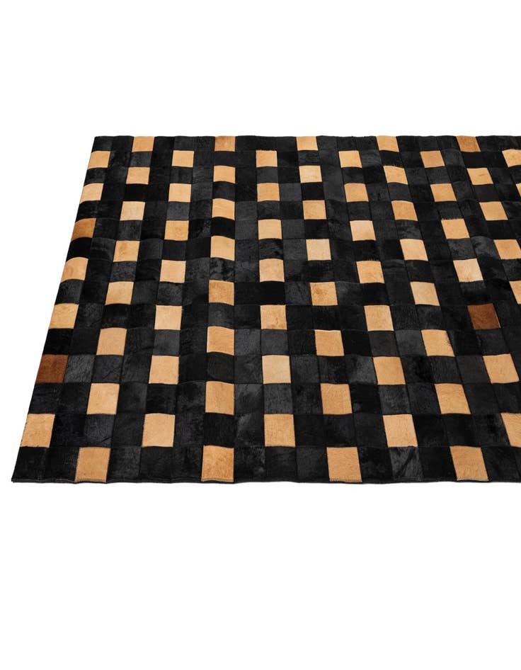 Detail image of  5' x 7' 10 Cowhide - Patchwork Rug