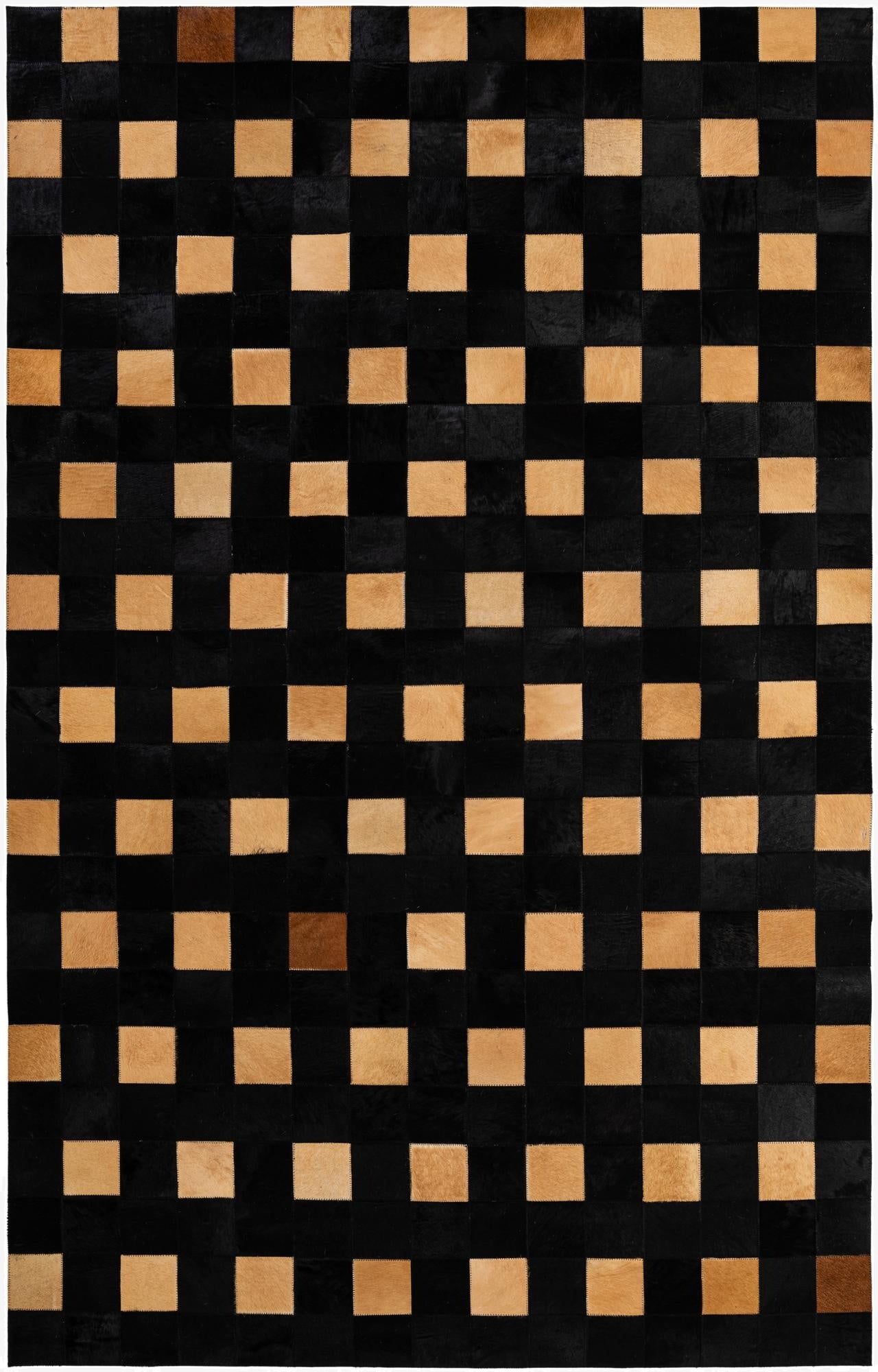  5' x 7' 10 Cowhide - Patchwork Rug