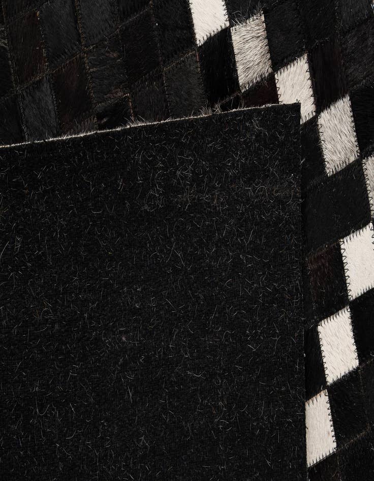 Detail image of  8' 3 x 10' 1 Cowhide - Patchwork Rug