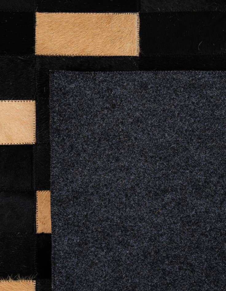 Detail image of  8' 3 x 10' 1 Cowhide - Patchwork Rug