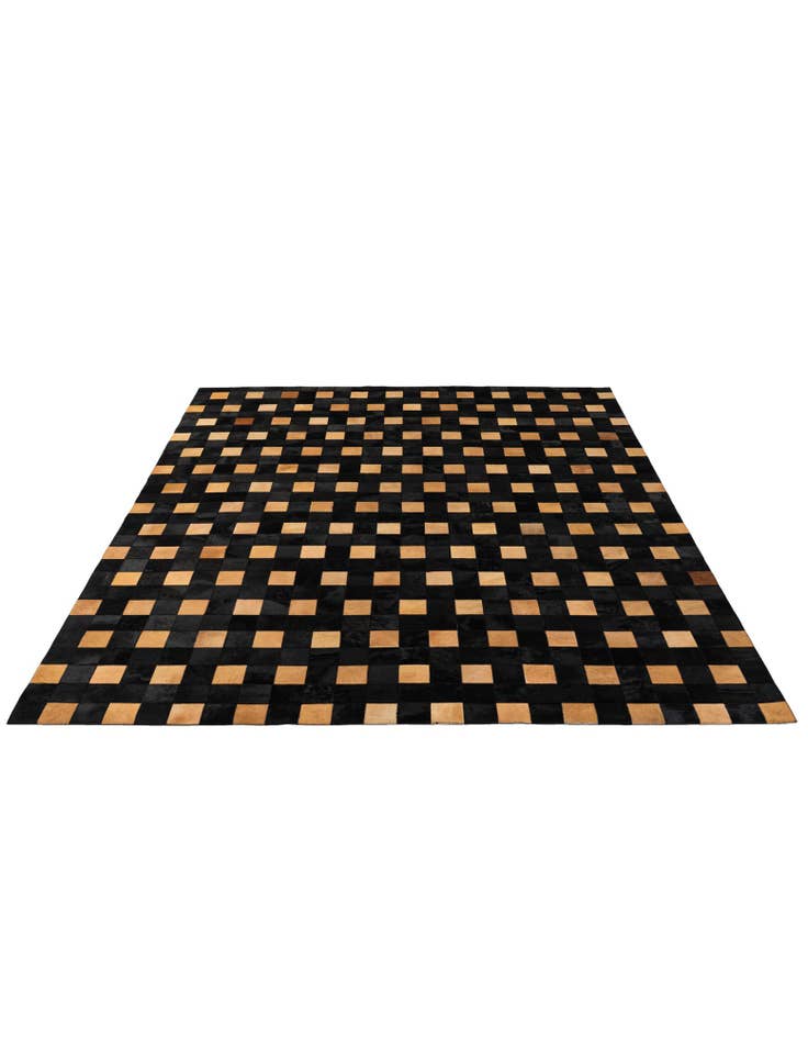 Detail image of  8' x 10' Cowhide - Patchwork Rug