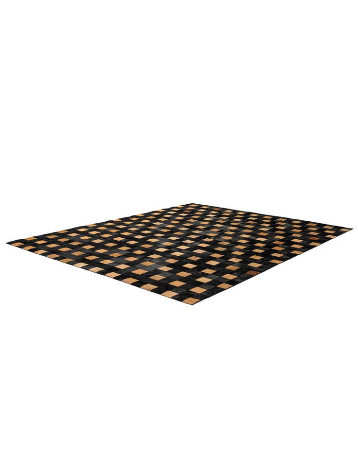 Detail image of  8' x 10' Cowhide - Patchwork Rug