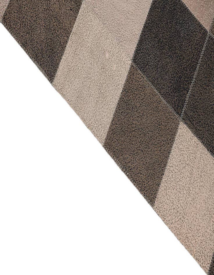 Detail image of  5' x 7' 8 Cowhide Leather Rug