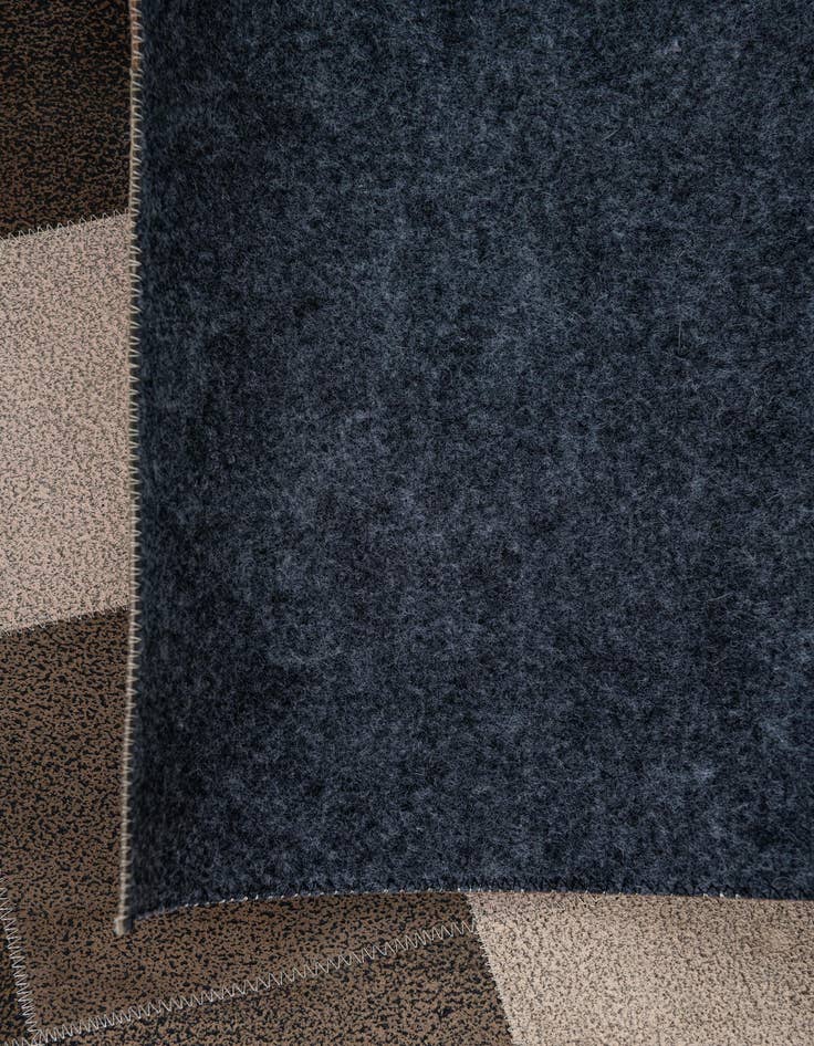 Detail image of  5' x 7' 8 Cowhide Leather Rug