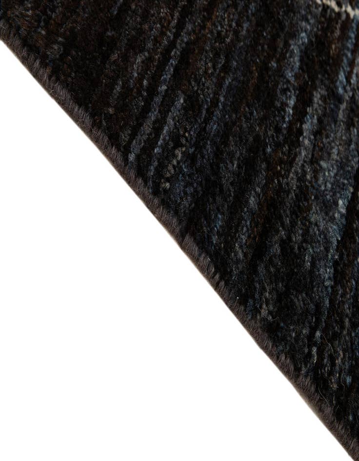 Detail image of  4' 5 x 6' 4  Hand Knotted Moroccan Wool Rug