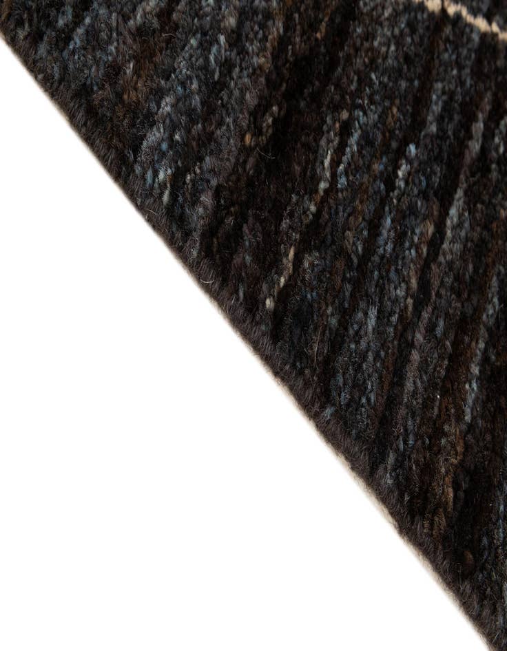 Detail image of  4' 7 x 6' 7  Hand Knotted Moroccan Wool Rug