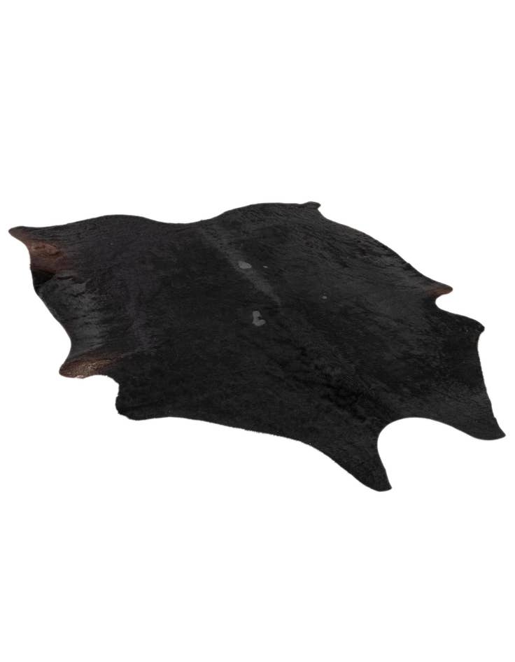 Detail image of  5' 9 x 6' 9 Cowhide Leather Rug