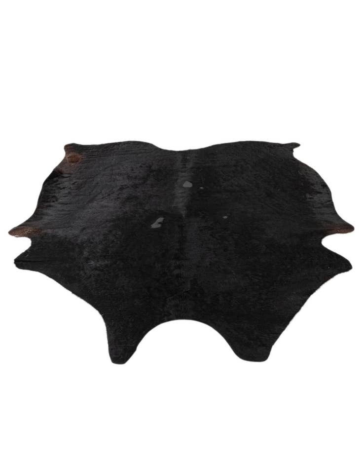 Detail image of  5' 9 x 6' 9 Cowhide Leather Rug