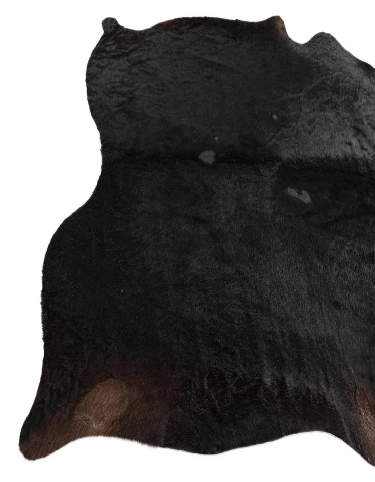 Detail image of  5' 9 x 6' 9 Cowhide Leather Rug