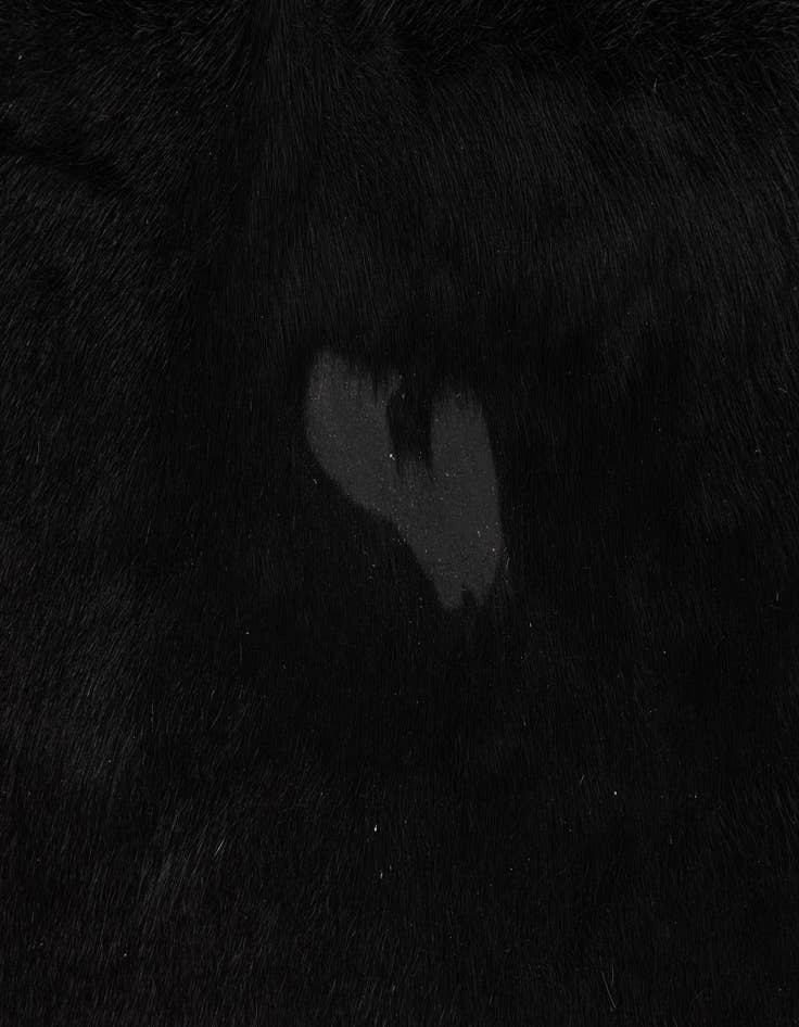 Detail image of  5' 9 x 6' 9 Cowhide Leather Rug