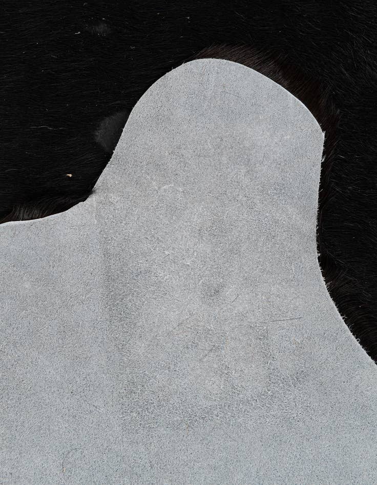 Detail image of  5' 9 x 6' 9 Cowhide Leather Rug