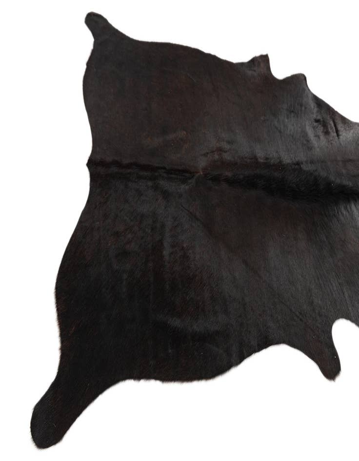 Detail image of  4' 9 x 4' 11 Cowhide Leather Square Rug