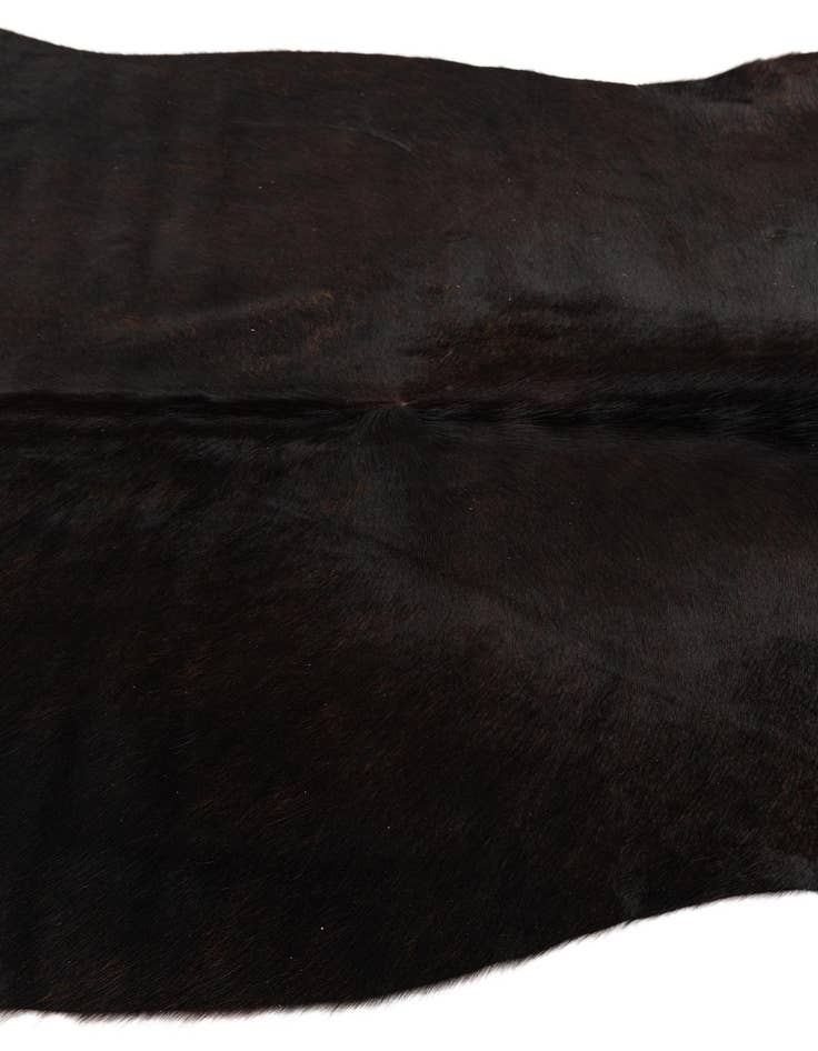 Detail image of  4' 9 x 4' 11 Cowhide Leather Square Rug