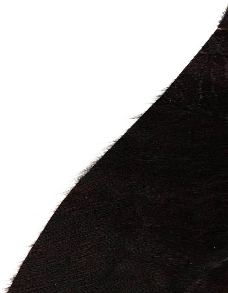 Detail image of  4' 9 x 4' 11 Cowhide Leather Square Rug